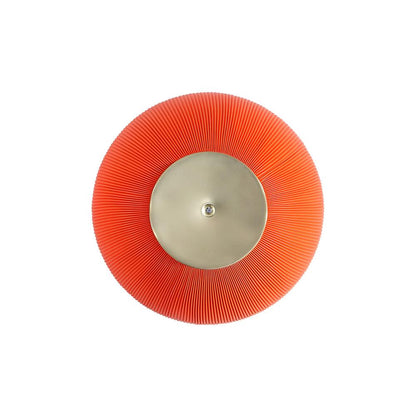 Manhattan Comfort - Anderson Leatherette Coffee Table with Stainless Steel Legs in Orange - CT012-OR veiw 6