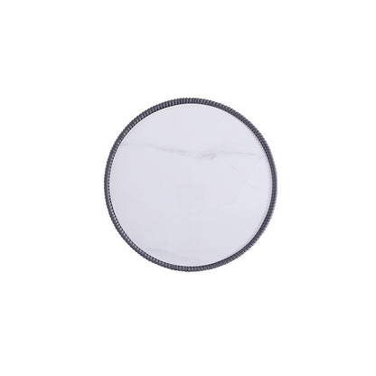 Manhattan Comfort - Anderson Leatherette End Table with Stainless Steel Legs in Grey - Set of 2 - 2-ET005-GY veiw 5