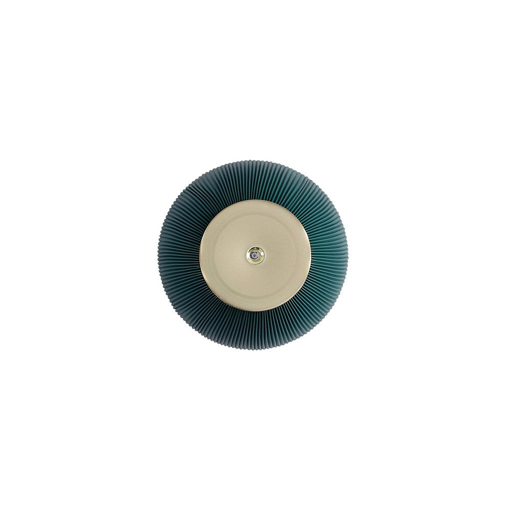 Manhattan Comfort - Anderson Leatherette End Table with Stainless Steel Legs in Green - ET005-GR veiw 6