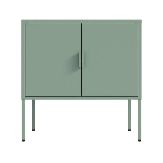 Manhattan Comfort - Ava 23.6 Accent Cabinet with 2 Adjustable Shelves in Green - AF005-GR veiw 1