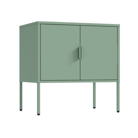 Manhattan Comfort - Ava 23.6 Accent Cabinet with 2 Adjustable Shelves in Green - AF005-GR veiw 2