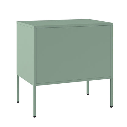 Manhattan Comfort - Ava 23.6 Accent Cabinet with 2 Adjustable Shelves in Green - AF005-GR veiw 4