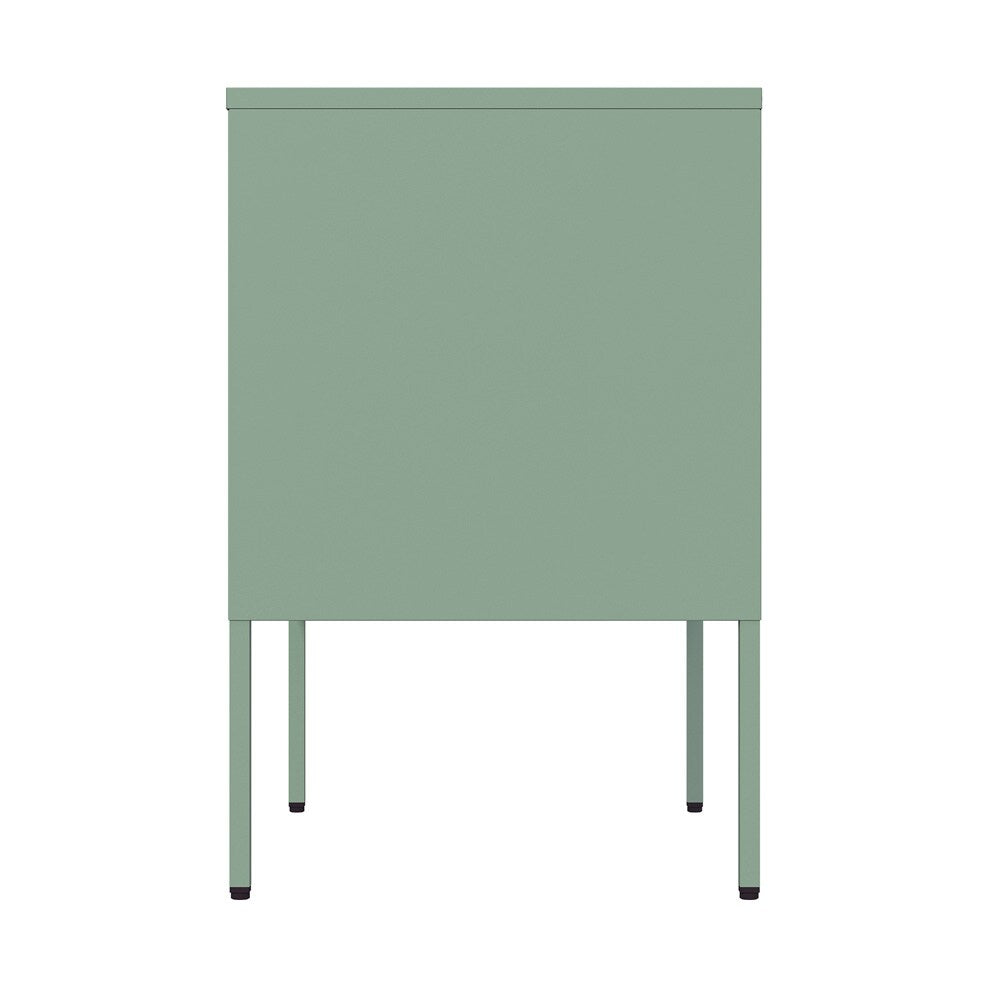 Manhattan Comfort - Ava 23.6 Accent Cabinet with 2 Adjustable Shelves in Green - AF005-GR veiw 5