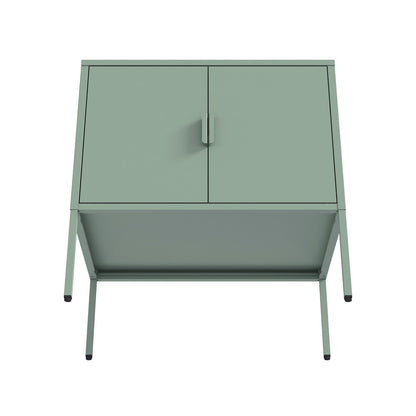 Manhattan Comfort - Ava 23.6 Accent Cabinet with 2 Adjustable Shelves in Green - AF005-GR veiw 6
