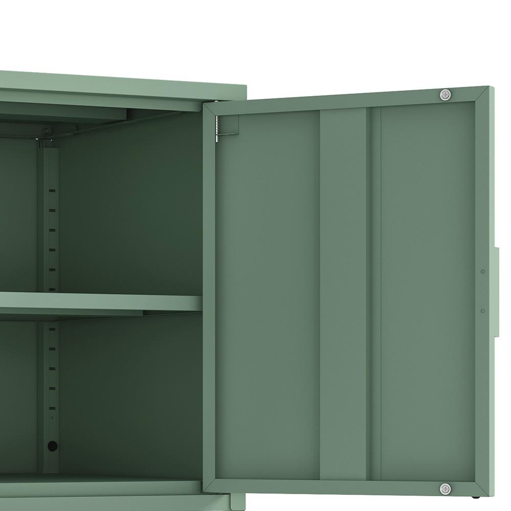Manhattan Comfort - Ava 23.6 Accent Cabinet with 2 Adjustable Shelves in Green - AF005-GR veiw 7