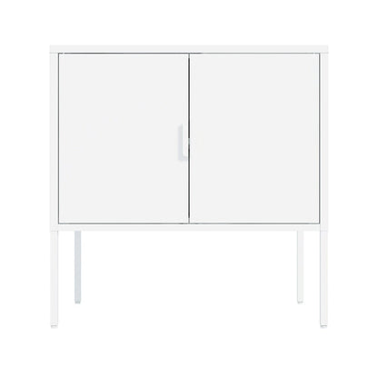 Manhattan Comfort - Ava 23.6 Accent Cabinet with 2 Adjustable Shelves in White - AF005-WH veiw 1