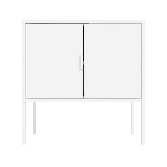 Manhattan Comfort - Ava 23.6 Accent Cabinet with 2 Adjustable Shelves in White - AF005-WH veiw 1