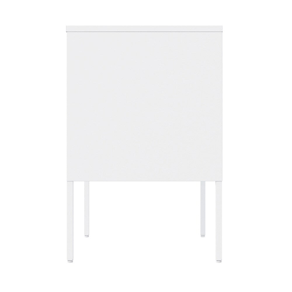 Manhattan Comfort - Ava 23.6 Accent Cabinet with 2 Adjustable Shelves in White - AF005-WH veiw 7