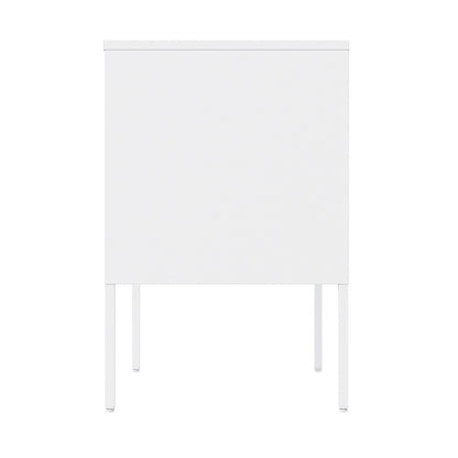 Manhattan Comfort - Ava 23.6 Accent Cabinet with 2 Adjustable Shelves in White - AF005-WH veiw 7
