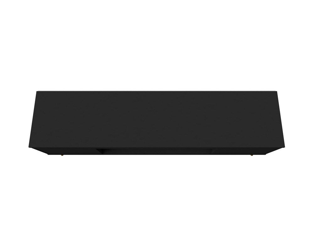 Manhattan Comfort - Bradley TV Stand with 4 Fixed Shelves Shelves in Black - 228BMC8 veiw 7