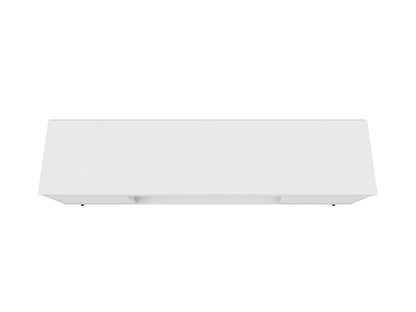 Manhattan Comfort - Bradley TV Stand with 4 Fixed Shelves Shelves in White - 228BMC6 veiw 7