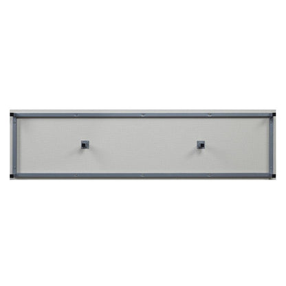 Manhattan Comfort - Brighton TV Stand with 8 Fixed Shelves in Beige - TVFP4-BG veiw 6