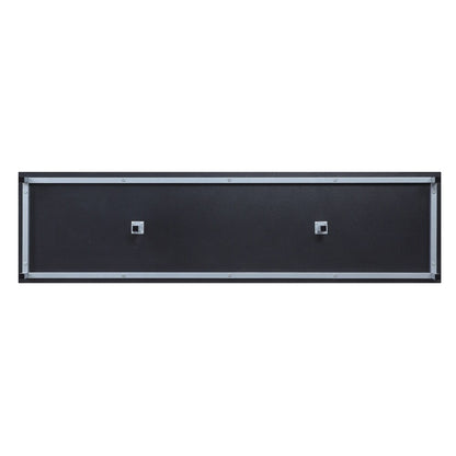 Manhattan Comfort - Brighton TV Stand with 8 Fixed Shelves in Onyx - TVFP4-BL veiw 5