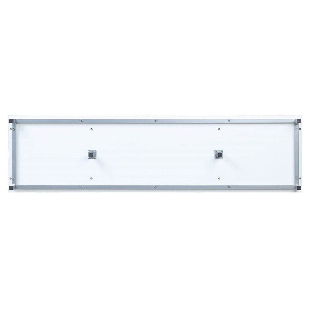 Manhattan Comfort - Brighton TV Stand with 8 Fixed Shelves in White - TVFP4-WH veiw 5