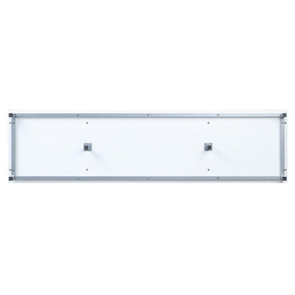 Manhattan Comfort - Brighton TV Stand with 8 Fixed Shelves in White - TVFP4-WH veiw 5