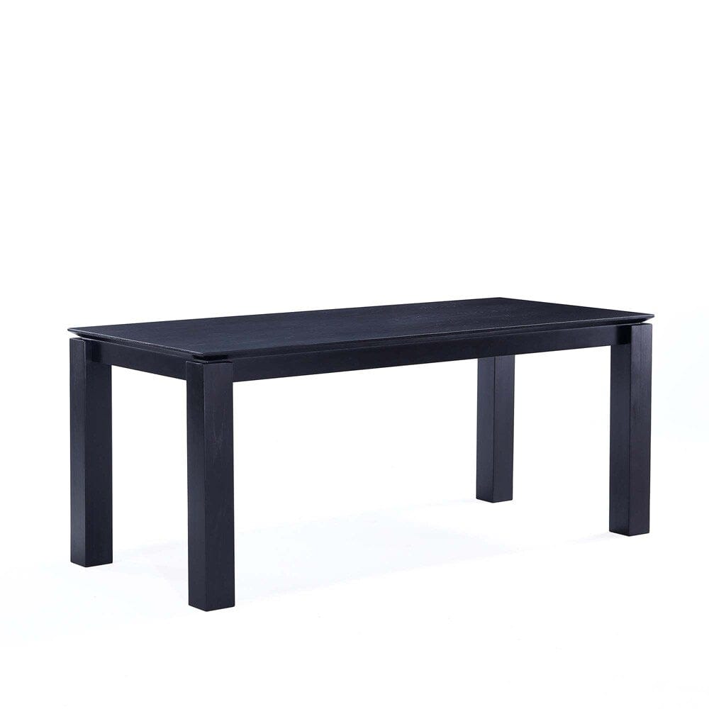 Manhattan Comfort - 5-Piece Carrington and Rockaway Velvet Dining with Dining Armchair - Gold Stainless SteelDining Table - American Solid Ash Wood Legs in Light GreyBlack - 4-DT02DC089AR-BKLG veiw 3