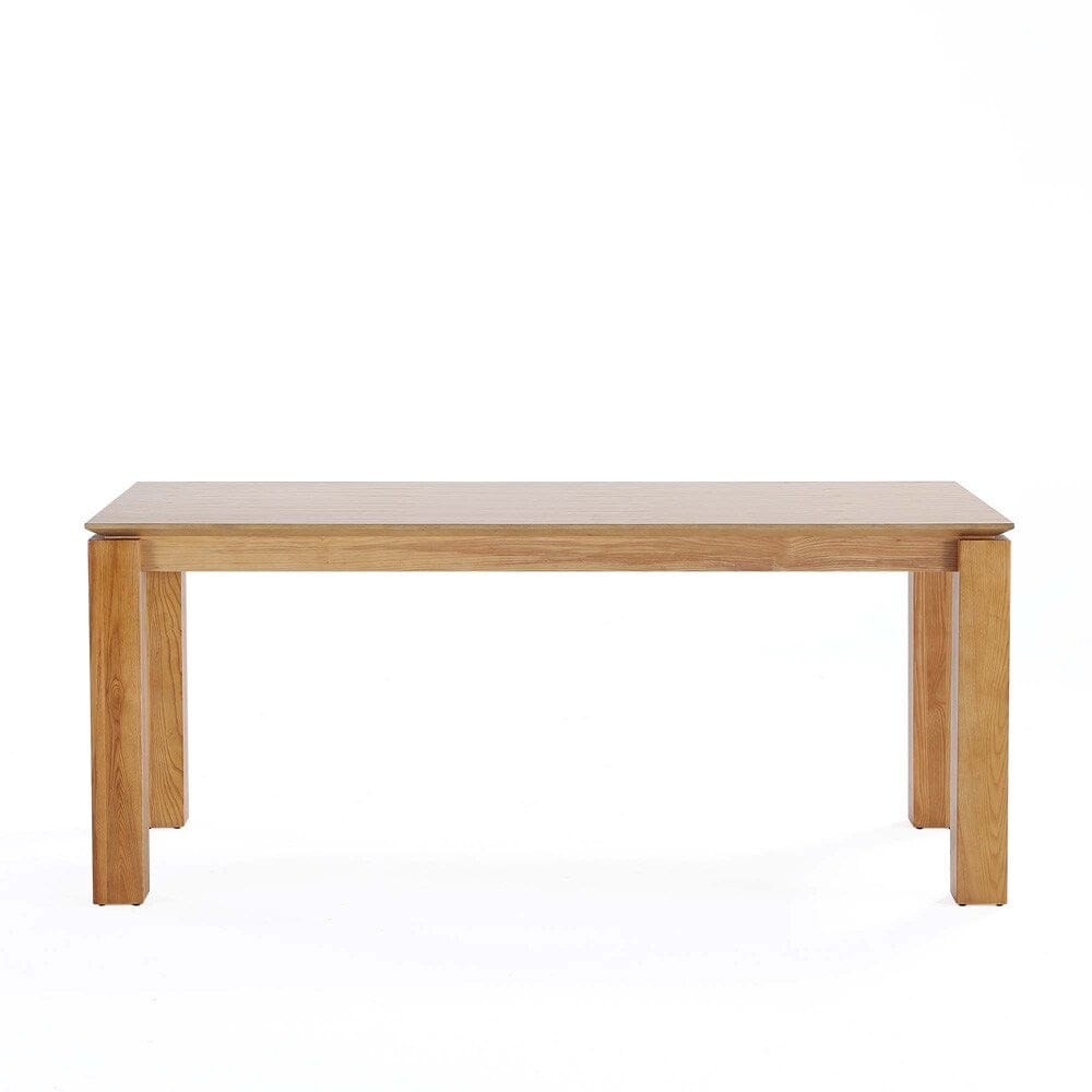 Manhattan Comfort - 7-Piece Colbert and Rockaway Woven Polycotton Dining with Dining Chair - American Ash WoodDining Table - American Solid Ash Wood Legs in Nature and OatmealNature - 6-DT02DCCA02-OM veiw 6