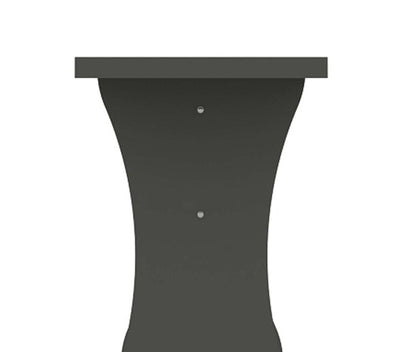Manhattan Comfort - Coney Dining Bench with MDF Legs in Grey - Set of 2 - 184GMC9 veiw 7