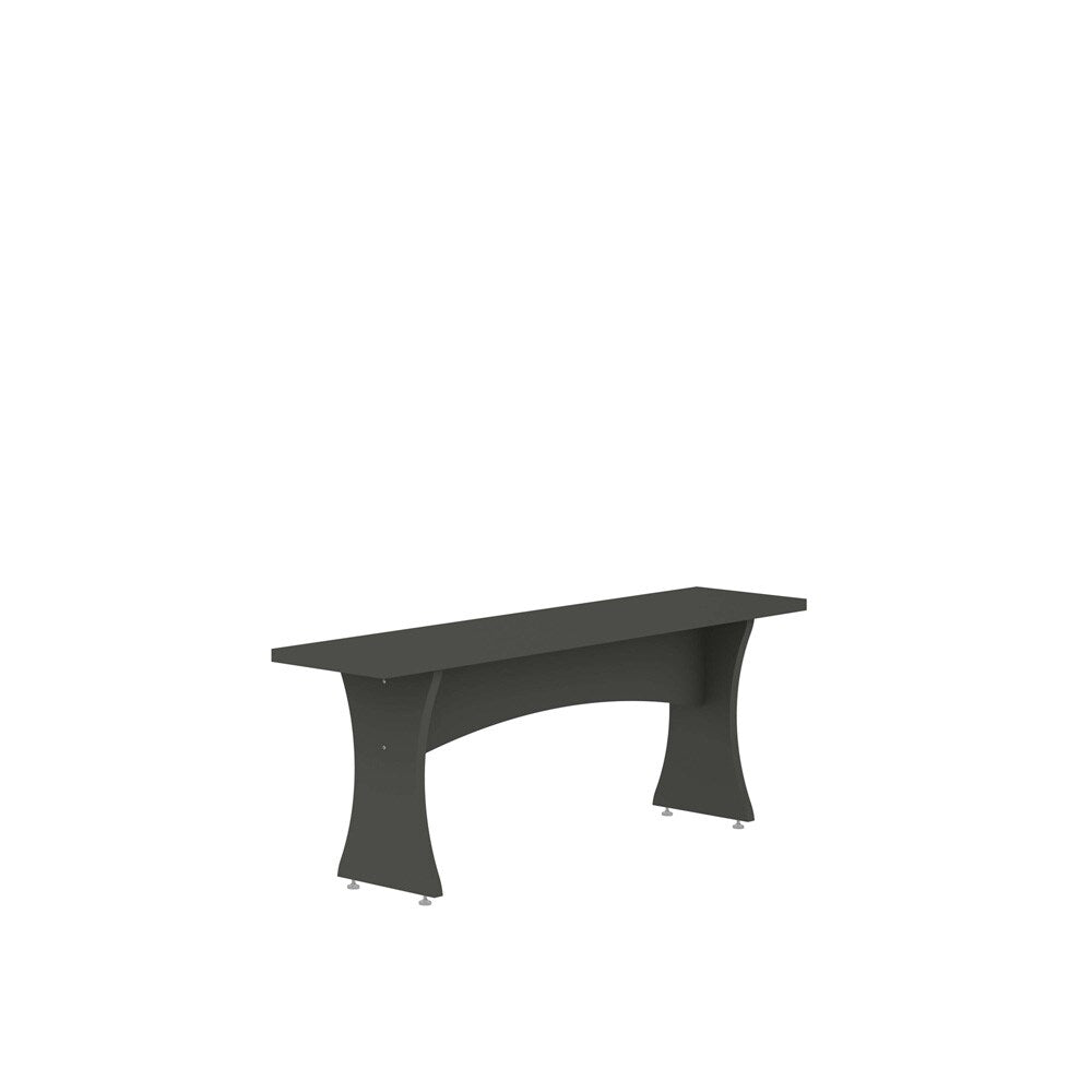 Manhattan Comfort - 3-Piece Coney Dining Set with MDF Legs in Grey - 186GMC9 veiw 2