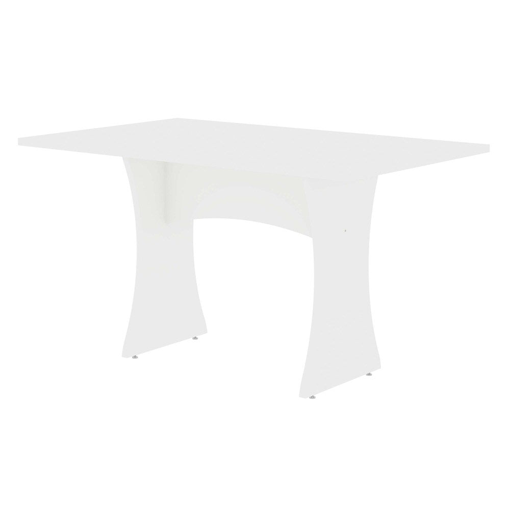 Manhattan Comfort - 3-Piece Coney Dining Set with MDF Legs in White - 186GMC1 veiw 3