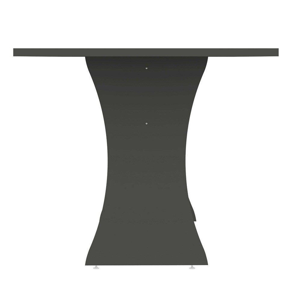 Manhattan Comfort - Coney Dining Table with MDF Legs in Grey - 187GMC9 veiw 3
