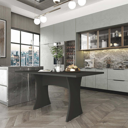 Manhattan Comfort - Coney Dining Table with MDF Legs in Grey - 187GMC9 veiw 7