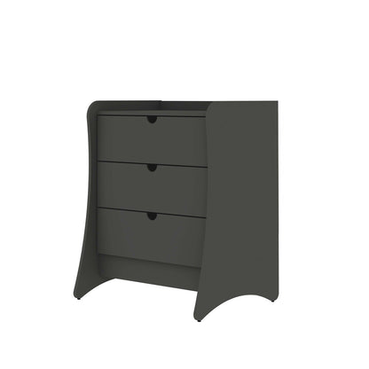 Manhattan Comfort - Coney Dresser with 3 Drawers in Grey - 182GMC9 veiw 2