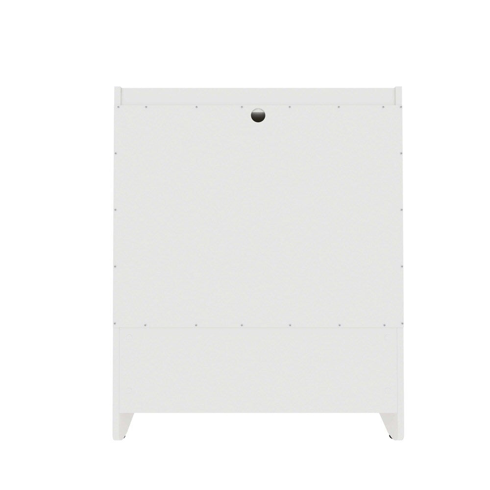 Manhattan Comfort - Coney Dresser with 3 Drawers in White - 182GMC1 veiw 6