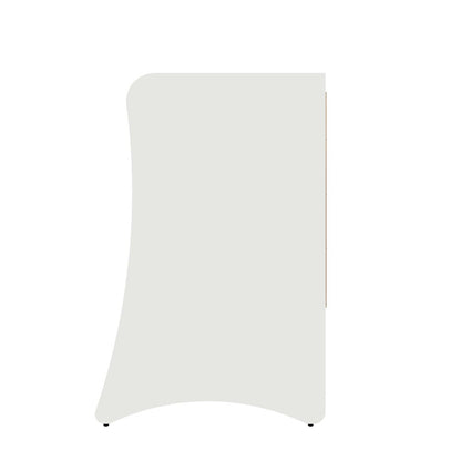 Manhattan Comfort - Coney Dresser with 3 Drawers in White - 182GMC1 veiw 9