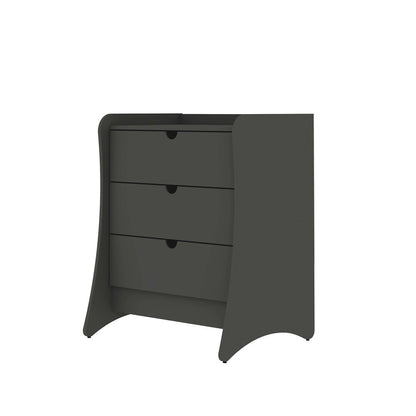 Manhattan Comfort - 2-Piece Coney Dresser and Nightstand with 5 - Drawers in Grey - 185GMC9 veiw 4