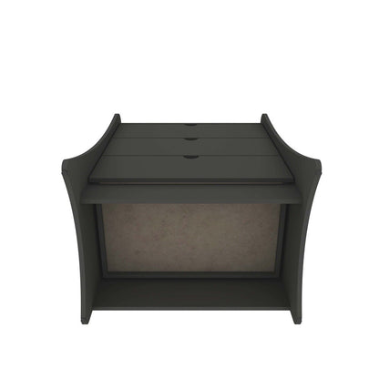 Manhattan Comfort - 2-Piece Coney Dresser and Nightstand with 5 - Drawers in Grey - 185GMC9 veiw 5