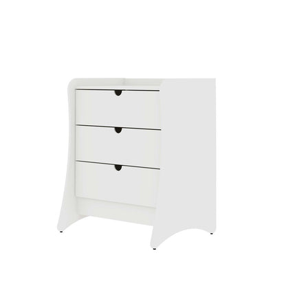 Manhattan Comfort - 2-Piece Coney Dresser and Nightstand with 5 - Drawers in White - 185GMC1 veiw 4