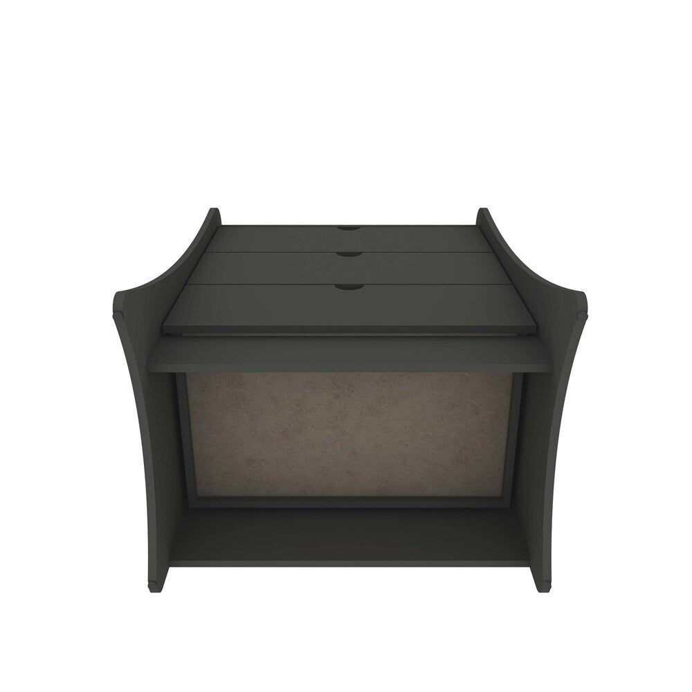 Manhattan Comfort - 3-Piece Coney Dresser and 2 Nightstands with 7 - Drawers in Grey - 188GMC9 veiw 7