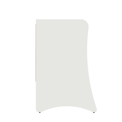 Manhattan Comfort - 3-Piece Coney Dresser and 2 Nightstands with 7 - Drawers in White - 188GMC1 veiw 5