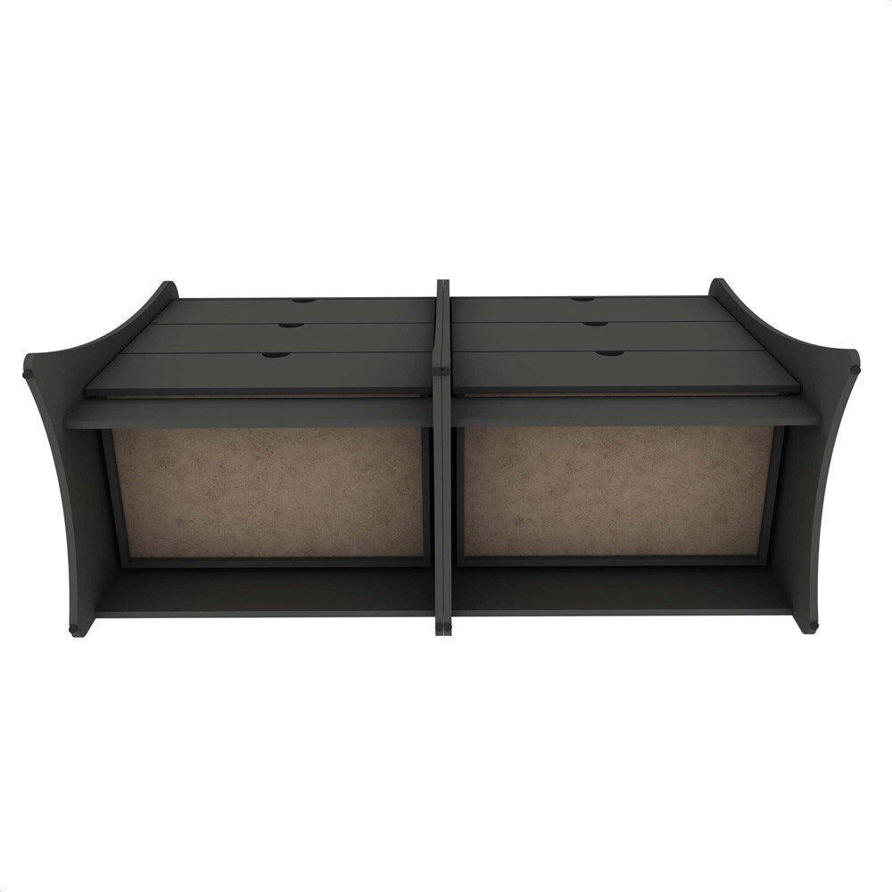Manhattan Comfort - Coney Dresser with 6 Drawers in Grey - Set of 2 - 2-182GMC9 veiw 5