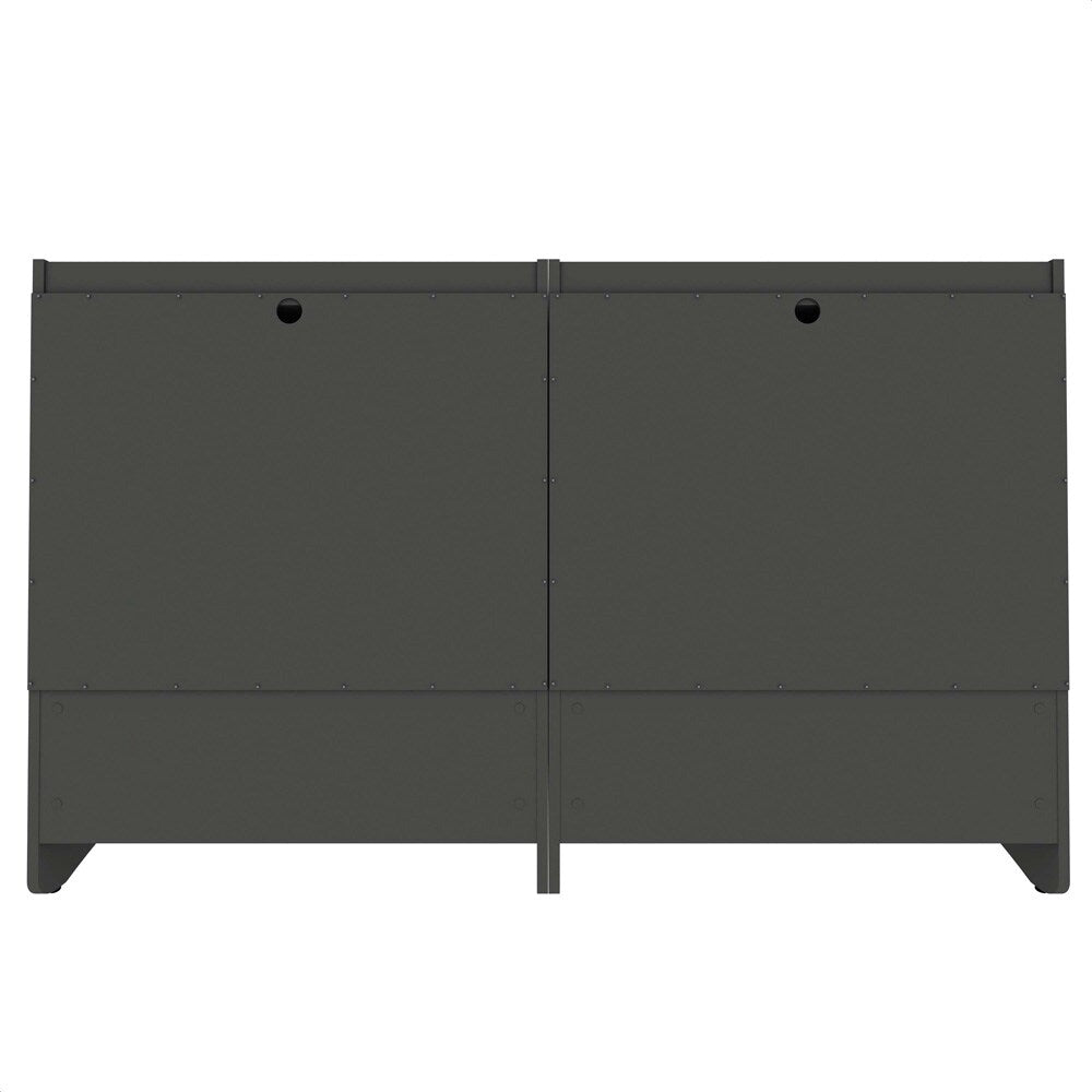 Manhattan Comfort - Coney Dresser with 6 Drawers in Grey - Set of 2 - 2-182GMC9 veiw 6
