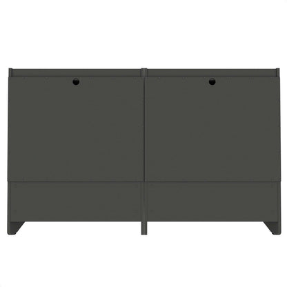 Manhattan Comfort - Coney Dresser with 6 Drawers in Grey - Set of 2 - 2-182GMC9 veiw 6