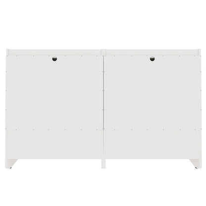 Manhattan Comfort - Coney Dresser with 6 Drawers in White - Set of 2 - 2-182GMC1 veiw 6