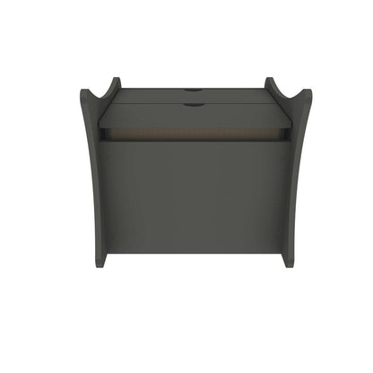 Manhattan Comfort - Coney Nightstand with 2 Drawers in Grey - 181GMC9 veiw 5