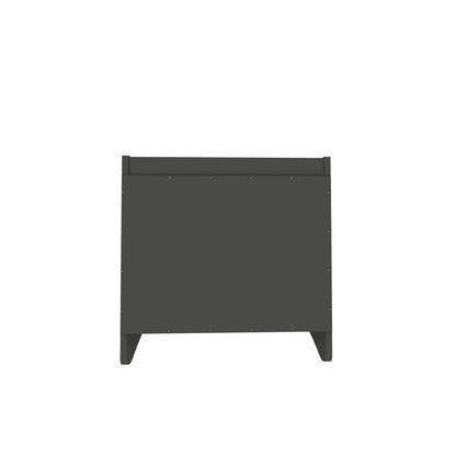 Manhattan Comfort - Coney Nightstand with 2 Drawers in Grey - 181GMC9 veiw 6