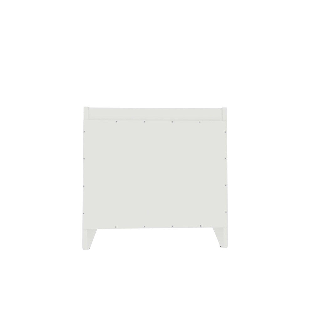 Manhattan Comfort - Coney Nightstand with 2 Drawers in White - 181GMC1 veiw 6