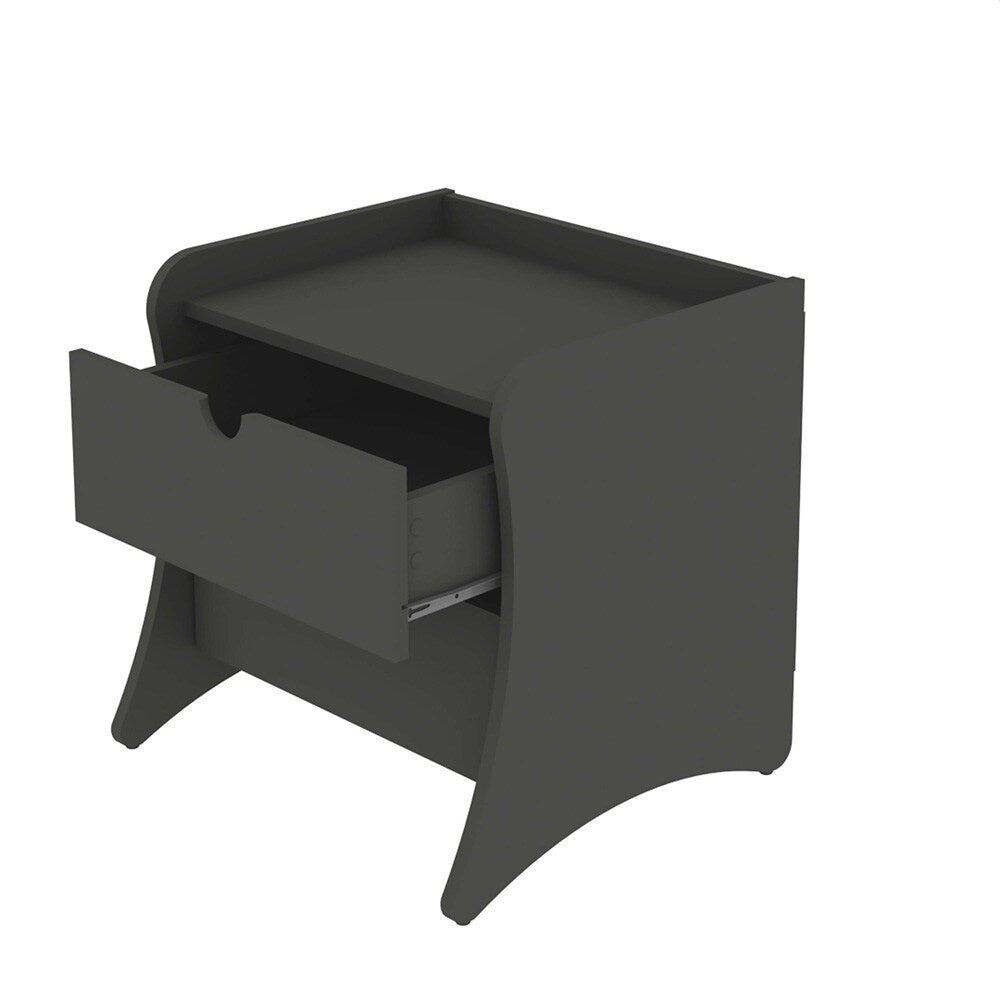 Manhattan Comfort - Coney Nightstand with 4 Drawers in Grey - Set of 2 - 2-181GMC9 veiw 5