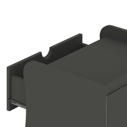 Manhattan Comfort - Coney Nightstand with 4 Drawers in Grey - Set of 2 - 2-181GMC9 veiw 7