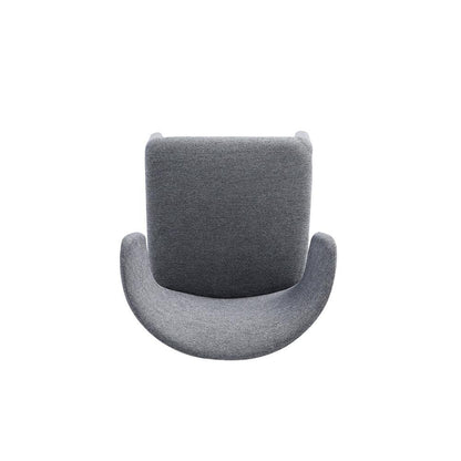 Manhattan Comfort - Conrad Woven Tweed Dining Chair with Metal Legs in Grey - Set of 4 - 2-DC031-WGY veiw 6