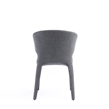 Manhattan Comfort - Conrad Woven Tweed Dining Chair with Metal Legs in Grey - Set of 4 - 2-DC031-WGY veiw 7