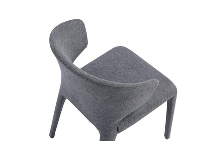Manhattan Comfort - Conrad Woven Tweed Dining Chair with Metal Legs in Grey - Set of 4 - 2-DC031-WGY veiw 9