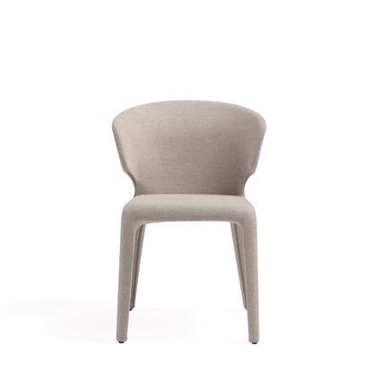 Manhattan Comfort - Conrad Woven Tweed Dining Chairs with Metal Legs in Wheat - Set of 2 - DC031-WWT veiw 2
