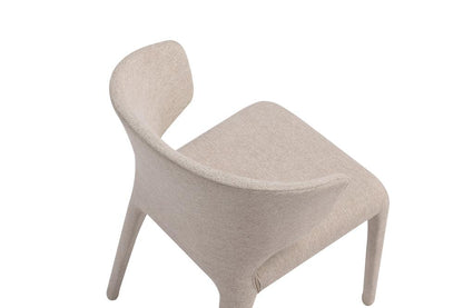 Manhattan Comfort - Conrad Woven Tweed Dining Chairs with Metal Legs in Wheat - Set of 2 - DC031-WWT veiw 9