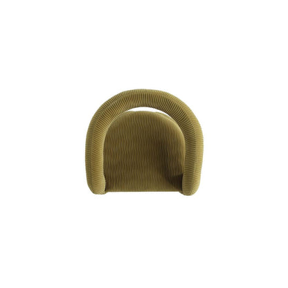 Manhattan Comfort - Corvette Velvet Dining Chair with Wood with Fabric Upholstery Legs in Olive Green - AC068-OG veiw 6