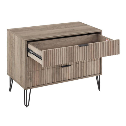 Manhattan Comfort - DUMBO Dresser with 3 Full Extension Drawers in Grey - DR001-GY veiw 4